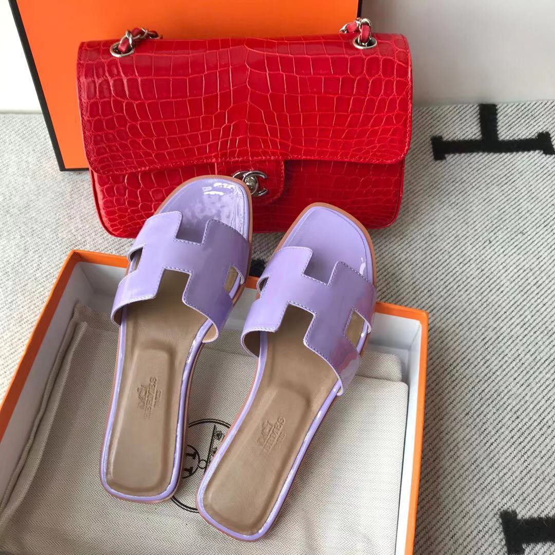 에르메스 올수공 오란 슬리퍼 샌들 페이던트 17